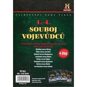 Souboj vojevůdců 1-4 kolekce (4 DVD) (papírový obal)