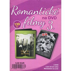 Romantické filmy na DVD 3 - kolekce (2 DVD) - digipack