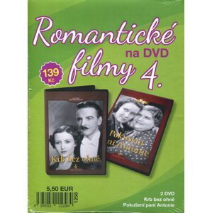 Romantické filmy na DVD 4 - kolekce (2 DVD) - digipack