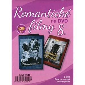 Romantické filmy na DVD 8 - kolekce (2 DVD) - digipack