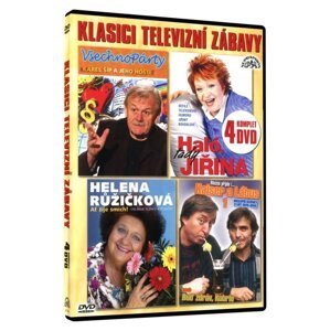Klasici televizní zábavy (4 DVD)
