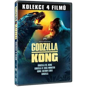 Godzilla + Kong kolekce (4 DVD)