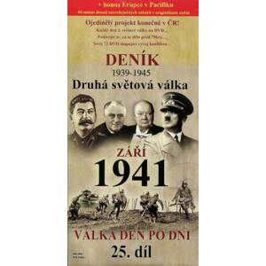 Deník 2. světové války (25. díl) - září 1941 (DVD) (papírový obal)