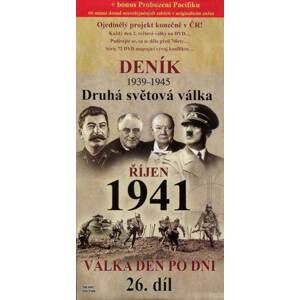 Deník 2. světové války (26. díl) - říjen 1941 (DVD) (papírový obal)