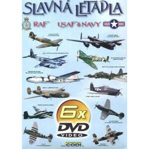 Slavná letadla RAF, USAF - NAVY (6 DVD) (papírový obal)