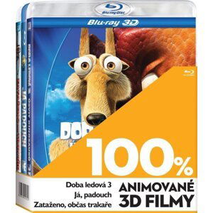 100% 3D Animované filmy kolekce (3 BLU-RAY)