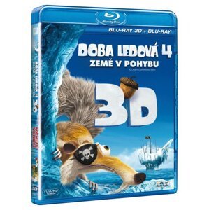 Doba ledová 4: Země v pohybu - 2D + 3D + Mamutí vánoce (3D) (BLU-RAY)