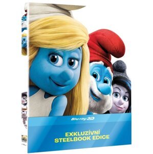 Šmoulové 2 - FILM (2D+3D) (BLU-RAY) - STEELBOOK