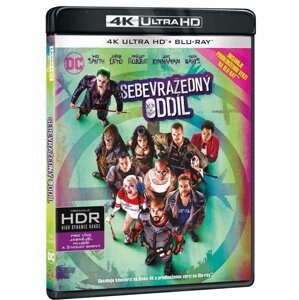 Sebevražedný oddíl (4K UHD + BLU-RAY) (2 BLU-RAY) - 2 verze filmu