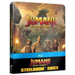 Jumanji 2: Vítejte v džungli (BLU-RAY) - STEELBOOK US ARTWORK