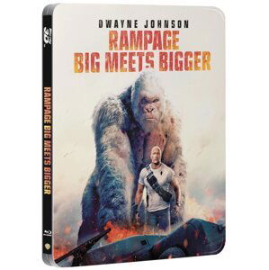 Rampage: Ničitelé (2D+3D) (2 BLU-RAY) - STEELBOOK