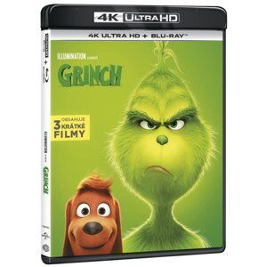 Grinch (2018) (4K ULTRA HD+BLU-RAY) (2 BLU-RAY) - animovaný
