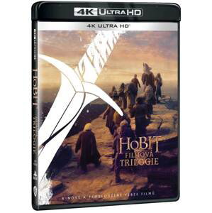 Hobit filmová trilogie kolekce (4K ULTRA HD BLU-RAY) (6 disků UHD) - 2 verze filmu