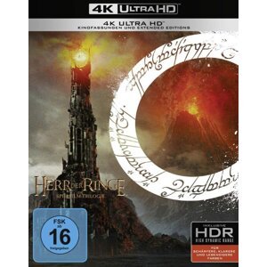 Pán prstenů filmová trilogie kolekce (4K UHD BLU-RAY) (9 disků UHD) - 2 verze filmu - DOVOZ