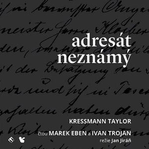 Adresát neznámý (CD) - audiokniha