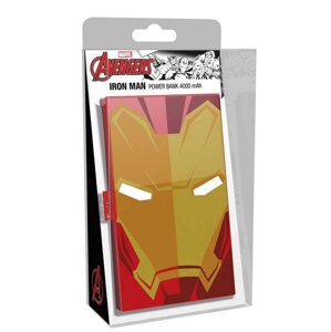 Powerbanka Iron Man s LED logem 6000 mAh