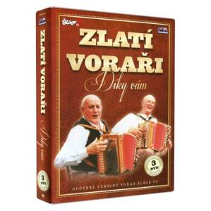 Zlatí Voraři - Díky Vám (3 DVD)