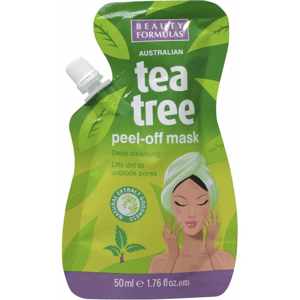 Beauty Formulas Tea Tree Peel Off hloubkově čistící maska 50ml