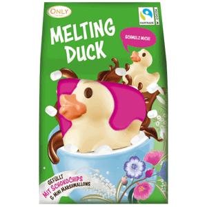 Only Melting Duck horká bílá čokoláda 75g