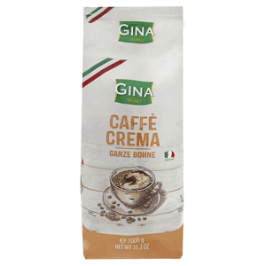 Gina Zrnková káva Café Crema 1000 g