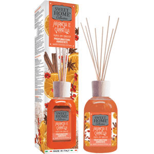 Sweet Home aroma difuzér s tyčinkami Arancia e Cannella Pomeranč a skořice 250 ml