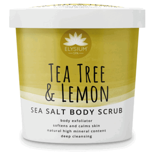Elysium Spa Sea Salt Tělový peeling Tea Tree & Lemon 200g