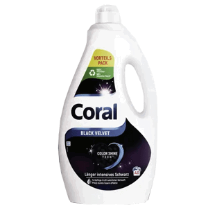 Coral Black Velvet prací gel na černé prádlo 40PD 2l