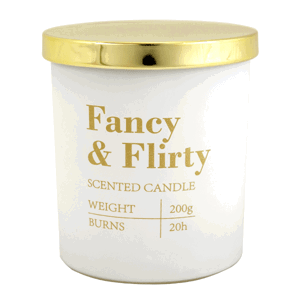 Svíčka vonná dekorativní Fancy a Flirt, 200g