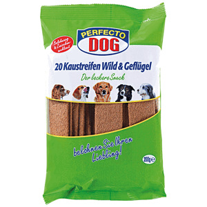 Perfecto Dog plátky zvěřina + drůběží 20 ks / 200g