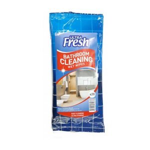 Ultra Fresh Čistící ubrousky na koupelnu 20 ks