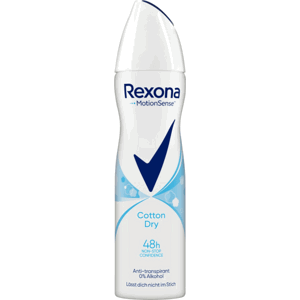 Rexona Anti-perspirant sprej s vůní Cotton Dry 150ml