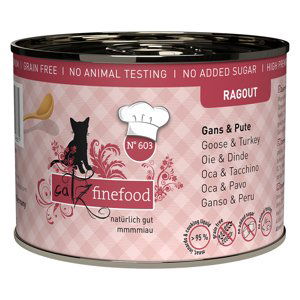 catz finefood Ragout 6 x 190 g - No. 603 husí a krůtí (190 g)