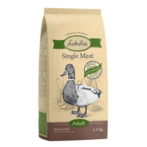 Lukullus Single Meat jemná kachna (bez obilovin) - 4 x 1,5 kg