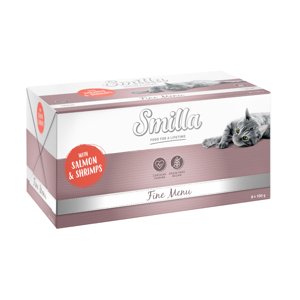 Smilla Fine Menu 48 x 100 g za akční cenu - losos a krevety