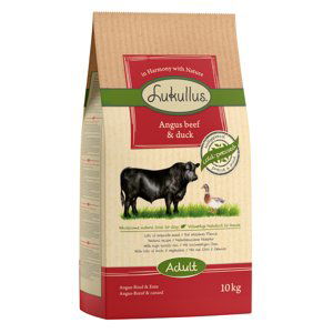 Výhodné balení Lukullus 2 x 10 kg / 15 kg - adult angus hovězí a kachní (2 x 10 kg)