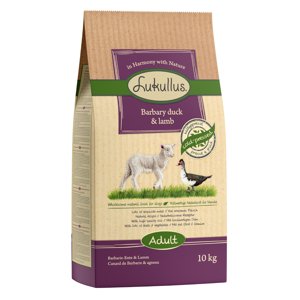 Výhodné balení Lukullus 2 x 10 kg / 15 kg - adult kachna Barbarie a jehněčí (2 x 10 kg)