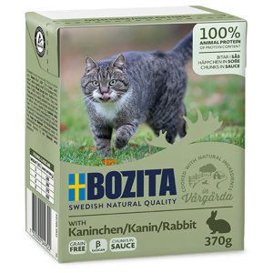 Bozita Tetra kousky v omáčce 24 x 370 g - králík