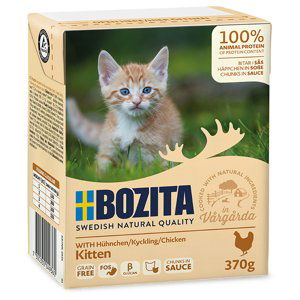 Bozita Tetra kousky v omáčce 24 x 370 g - kuřecí kitten