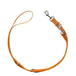 HUNTER London nastavitelné vodítko, oranžové - délka 200 cm, šířka 10 mm