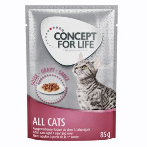 Concept for Life kapsičky, 48 x 85 g za skvělou cenu! - All Cats v omáčce