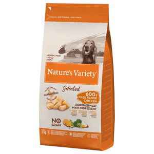 Nature's Variety Selected Medium Adult kuře z volného chovu - 2 kg