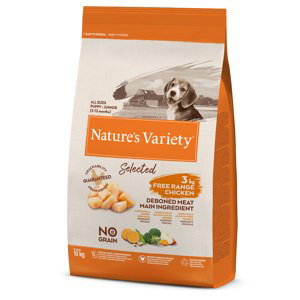 Nature's Variety Selected Junior kuřecí z volného chovu - výhodné balení: 2 x 10 kg