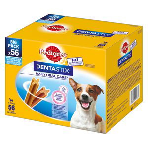 Výhodné balení! 168 x Pedigree DentaStix každodenní péče o zuby / Fresh - pro malé psy (5-10 kg)