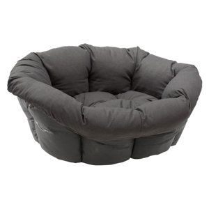 Polštář Ferplast Sofa pro koše Ferplast Siesta Deluxe - antracit - 4: D 64 x Š 48 x V 25 cm