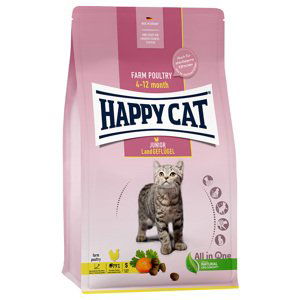 Happy Cat Young Junior drůbeží - výhodné balení: 2 x 4 kg