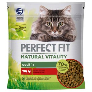 Perfect Fit Natural Vitality Adult 1+ hovězí a kuřecí - 650 g