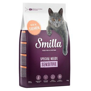 Smilla Adult Sensitive s lososem bez obilovin - 1 kg