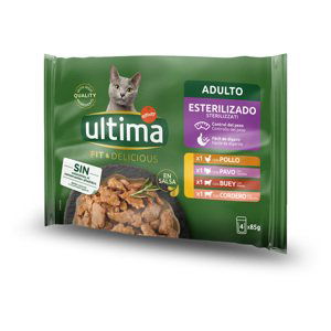 Ultima Cat Sterilised 48 x 85 g - masový výběr