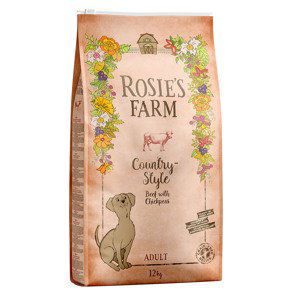 Výhodné balení Rosie's Farm 2 x 12 kg - hovězí