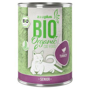 zooplus Bio Senior - bio krůtí s bio mrkví - 6 x 400 g